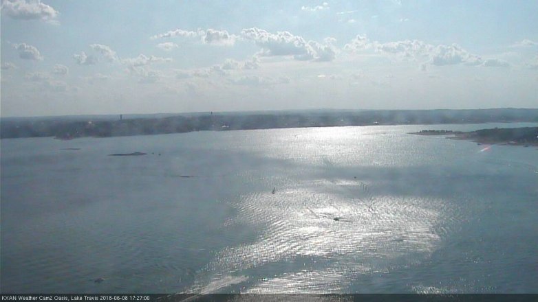 Lake Travis webcam, June 8, 2018 4:30 PM CT