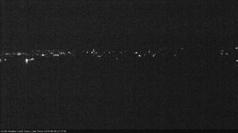 Lake Travis webcam, June 8, 2018 8:40 PM CT