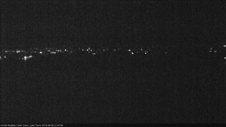 Lake Travis webcam, June 8, 2018 8:50 PM CT
