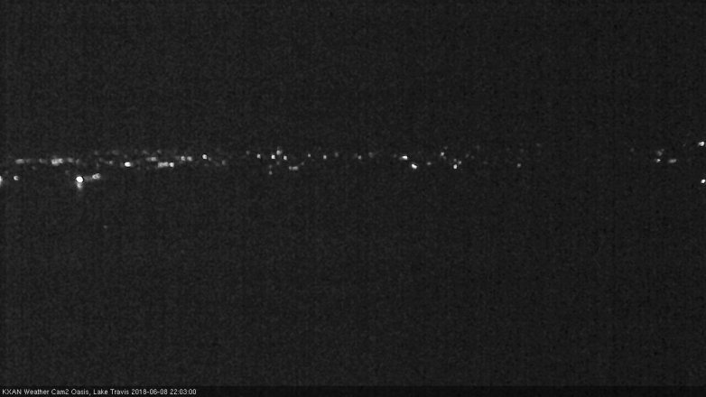 Lake Travis webcam, June 8, 2018 9:05 PM CT