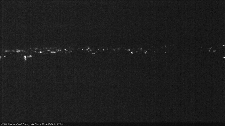 Lake Travis webcam, June 8, 2018 9:10 PM CT