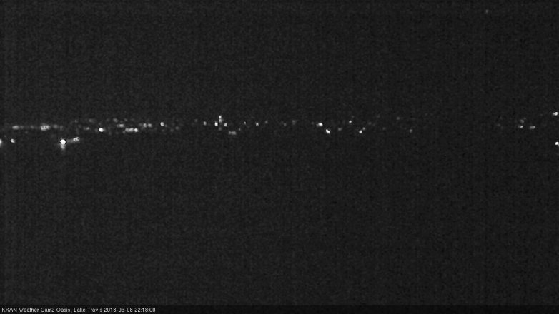 Lake Travis webcam, June 8, 2018 9:20 PM CT