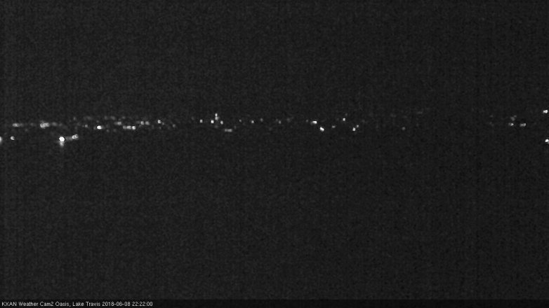 Lake Travis webcam, June 8, 2018 9:25 PM CT