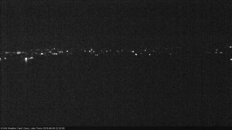 Lake Travis webcam, June 8, 2018 9:35 PM CT