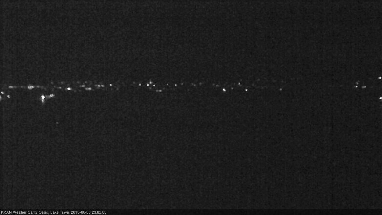 Lake Travis webcam, June 8, 2018 10:05 PM CT