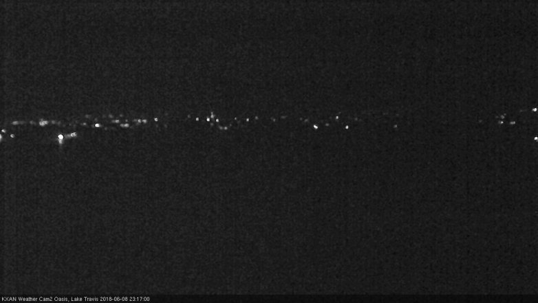 Lake Travis webcam, June 8, 2018 10:20 PM CT
