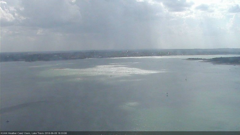 Lake Travis webcam, June 9, 2018 3:35 PM CT