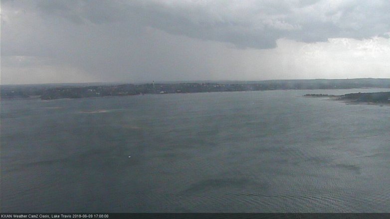 Lake Travis webcam, June 9, 2018 4:10 PM CT
