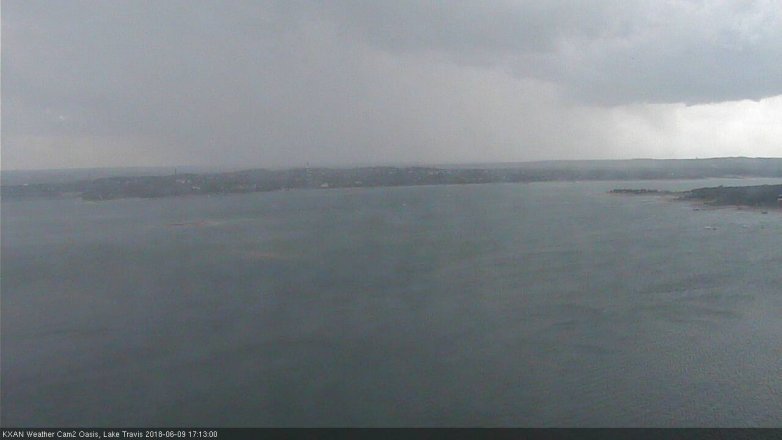Lake Travis webcam, June 9, 2018 4:15 PM CT