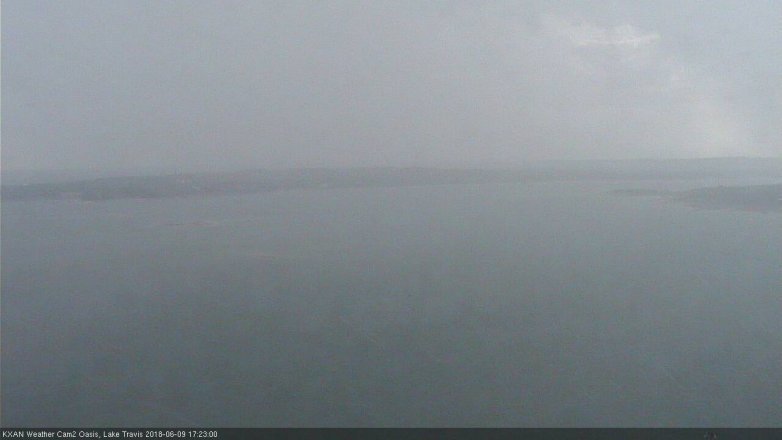 Lake Travis webcam, June 9, 2018 4:25 PM CT