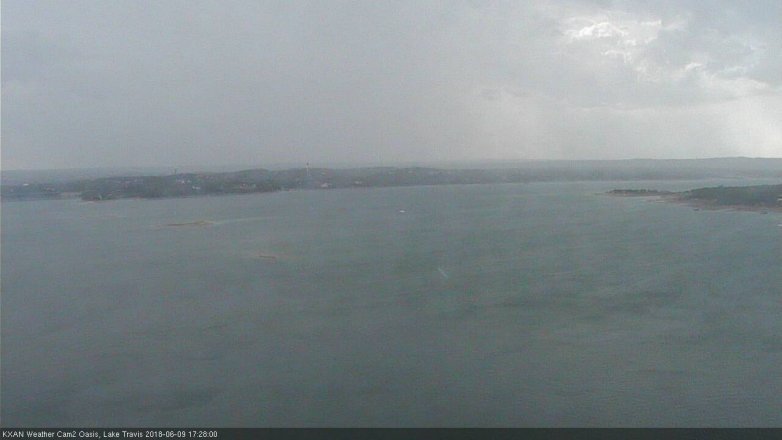 Lake Travis webcam, June 9, 2018 4:30 PM CT