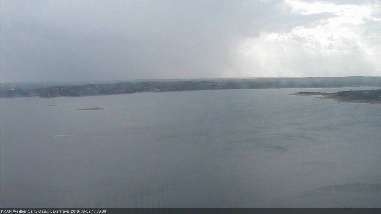 Lake Travis webcam, June 9, 2018 4:40 PM CT