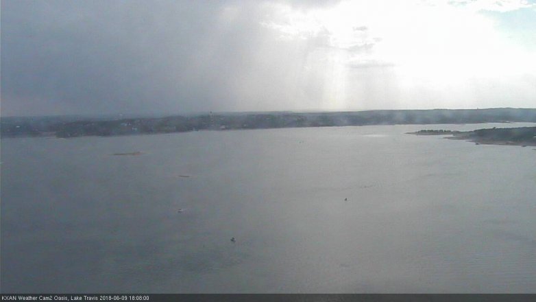 Lake Travis webcam, June 9, 2018 5:10 PM CT