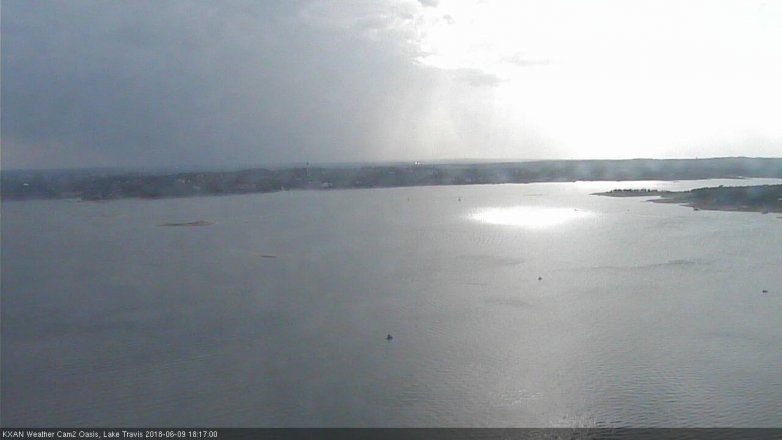 Lake Travis webcam, June 9, 2018 5:20 PM CT