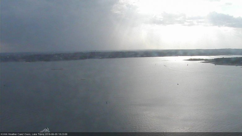 Lake Travis webcam, June 9, 2018 5:25 PM CT