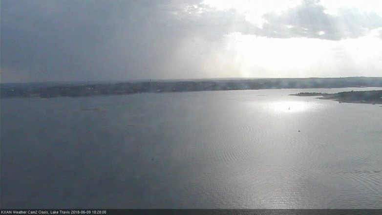 Lake Travis webcam, June 9, 2018 5:30 PM CT