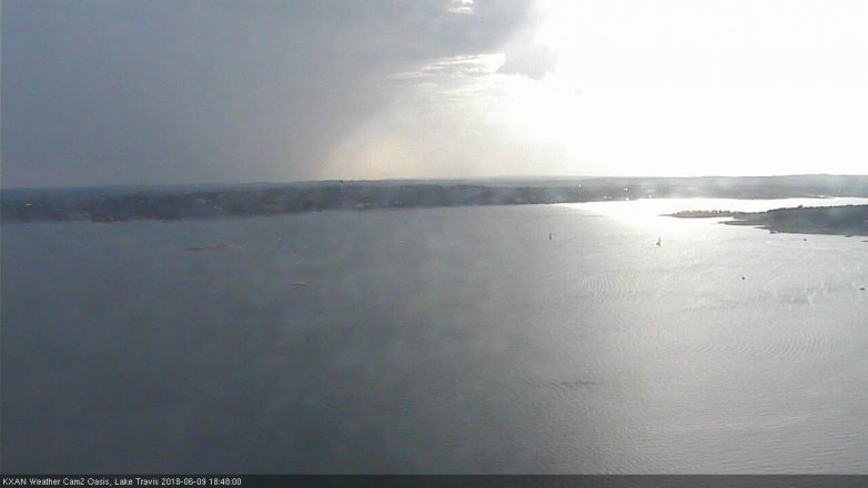 Lake Travis webcam, June 9, 2018 5:50 PM CT