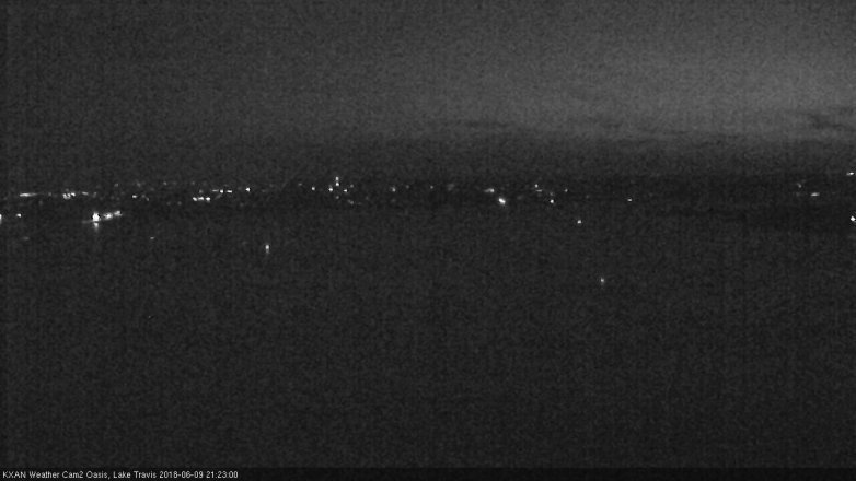Lake Travis webcam, June 9, 2018 8:25 PM CT