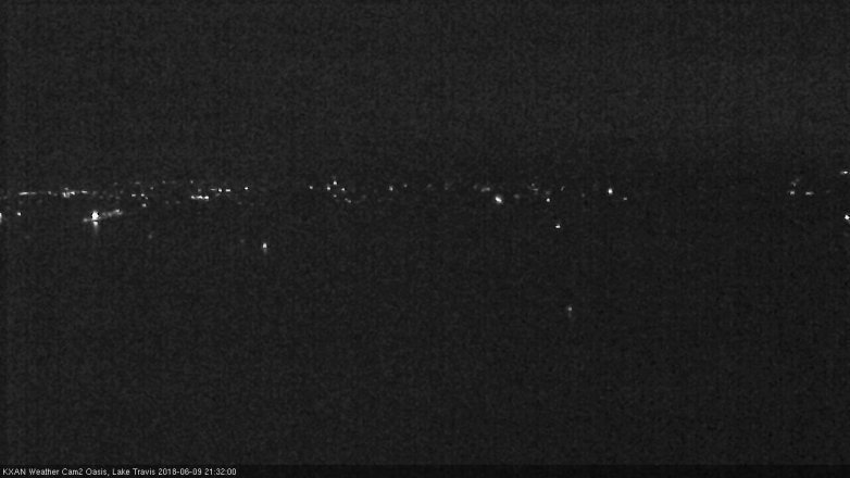 Lake Travis webcam, June 9, 2018 8:35 PM CT