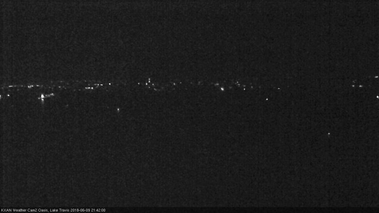 Lake Travis webcam, June 9, 2018 8:45 PM CT