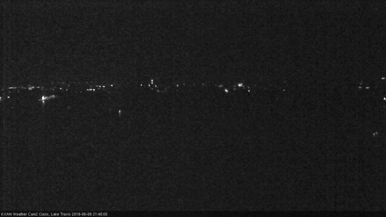 Lake Travis webcam, June 9, 2018 8:50 PM CT