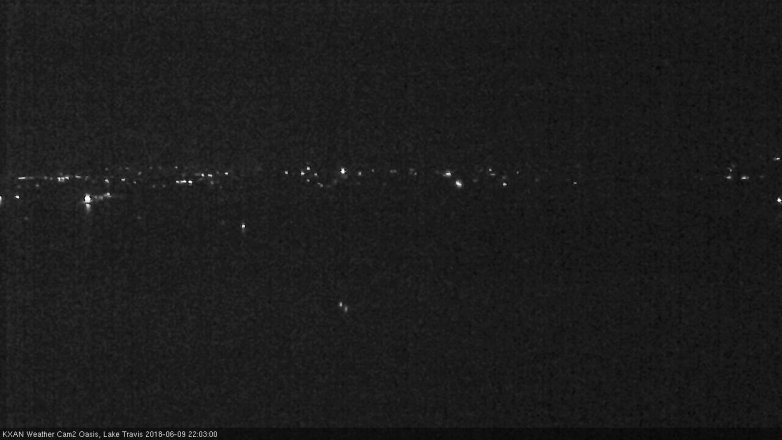 Lake Travis webcam, June 9, 2018 9:05 PM CT