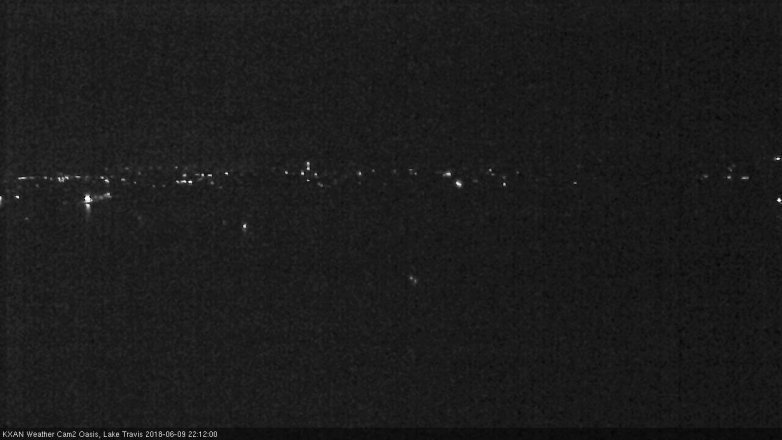 Lake Travis webcam, June 9, 2018 9:15 PM CT