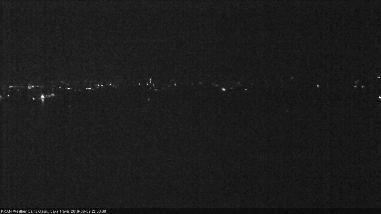 Lake Travis webcam, June 9, 2018 9:55 PM CT
