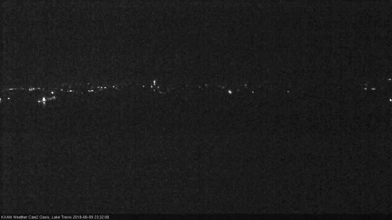 Lake Travis webcam, June 9, 2018 10:35 PM CT