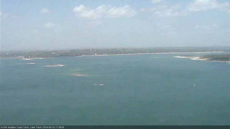 Lake Travis webcam, June 10, 2018 10:40 AM CT