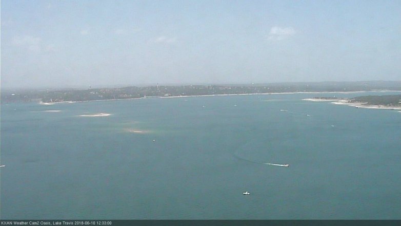 Lake Travis webcam, June 10, 2018 11:35 AM CT