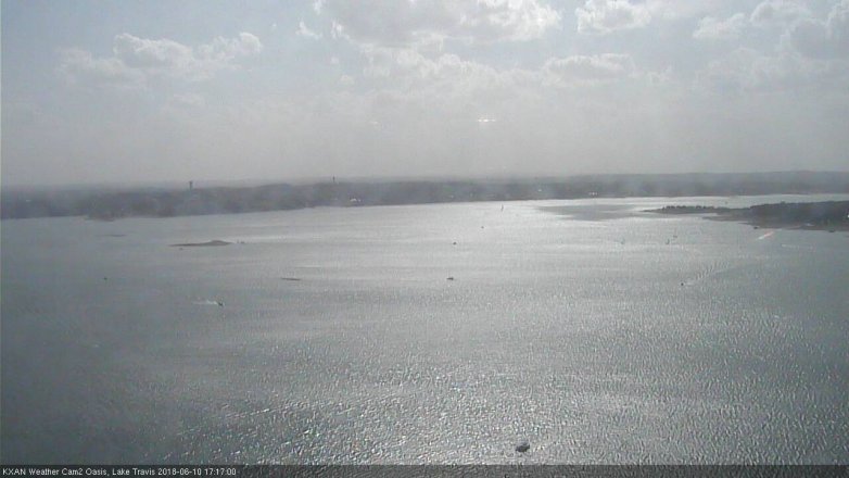 Lake Travis webcam, June 10, 2018 4:20 PM CT