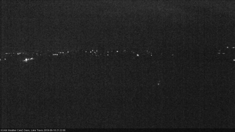 Lake Travis webcam, June 10, 2018 8:25 PM CT