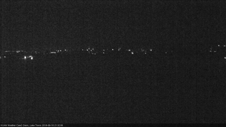 Lake Travis webcam, June 10, 2018 8:35 PM CT