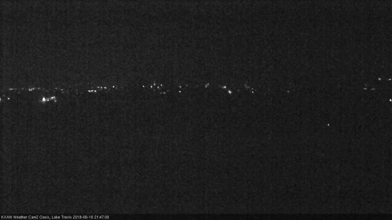 Lake Travis webcam, June 10, 2018 8:50 PM CT