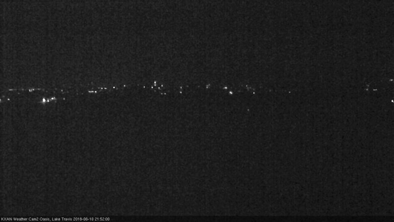 Lake Travis webcam, June 10, 2018 8:55 PM CT