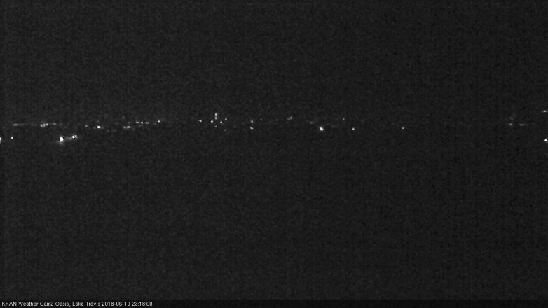 Lake Travis webcam, June 10, 2018 10:20 PM CT