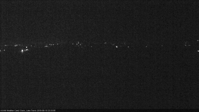 Lake Travis webcam, June 10, 2018 10:35 PM CT
