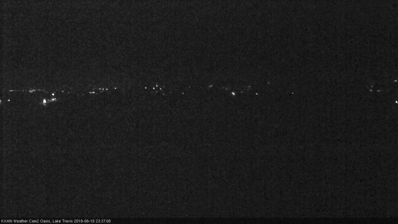 Lake Travis webcam, June 10, 2018 10:40 PM CT
