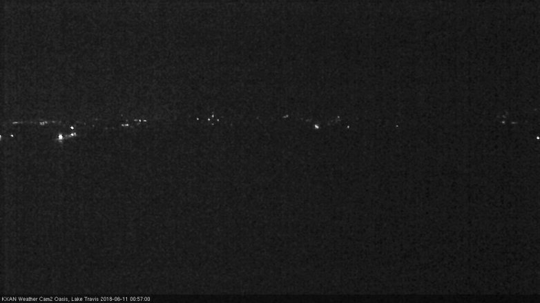 Lake Travis webcam, June 10, 2018 12:00 AM CT