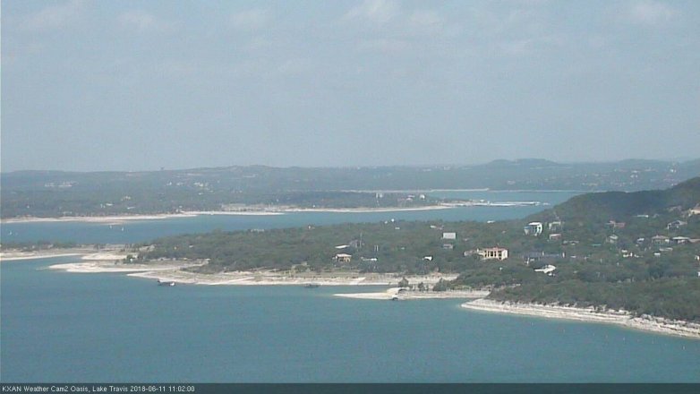 Lake Travis webcam, June 11, 2018 10:05 AM CT