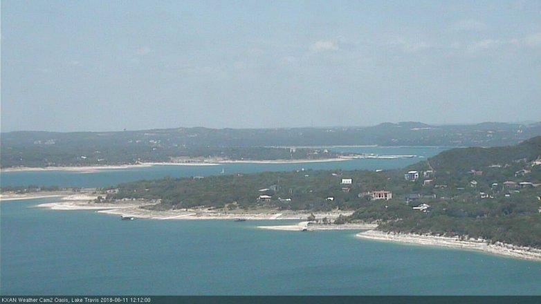 Lake Travis webcam, June 11, 2018 11:15 AM CT