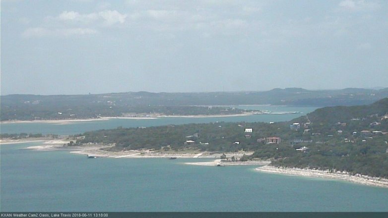 Lake Travis webcam, June 11, 2018 12:20 PM CT