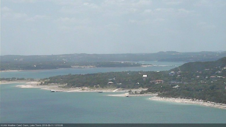 Lake Travis webcam, June 11, 2018 12:55 PM CT