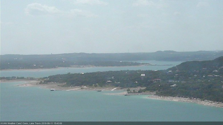 Lake Travis webcam, June 11, 2018 2:45 PM CT