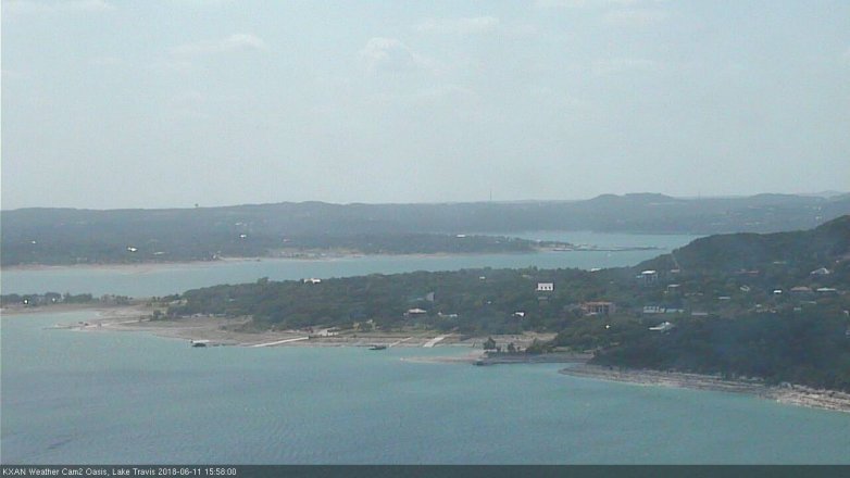 Lake Travis webcam, June 11, 2018 3:00 PM CT
