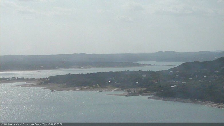 Lake Travis webcam, June 11, 2018 4:10 PM CT