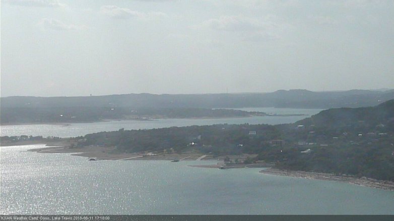 Lake Travis webcam, June 11, 2018 4:20 PM CT