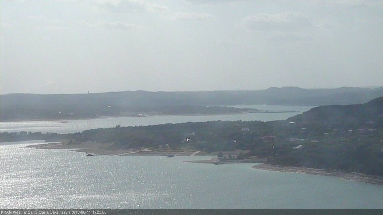 Lake Travis webcam, June 11, 2018 4:25 PM CT