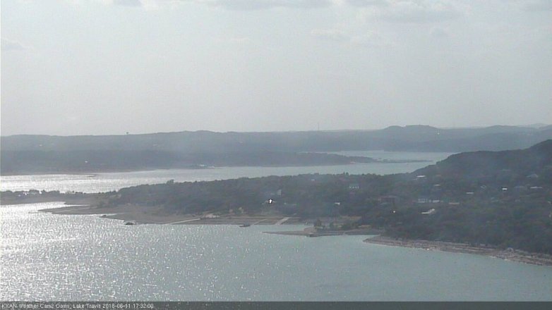 Lake Travis webcam, June 11, 2018 4:35 PM CT